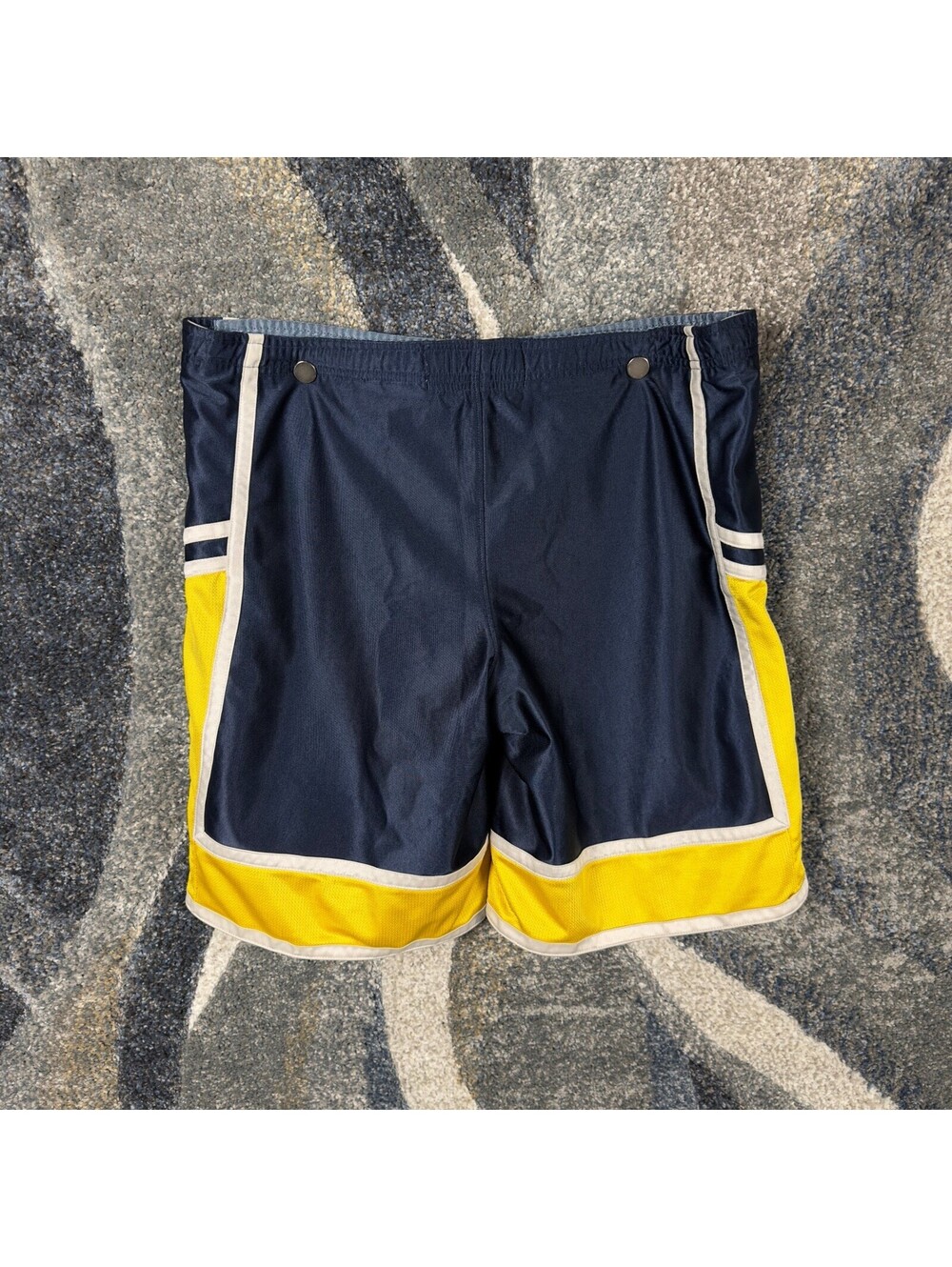 Vintage Nike Hoops Reversible Basketball Shorts Mens XL Navy - Picture 3 of 6